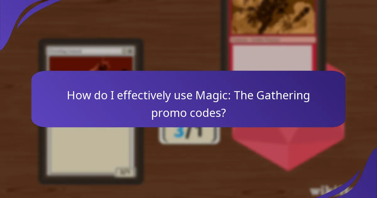 What are common player experiences with Magic: The Gathering promo codes?