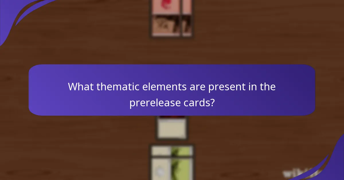 Which narrative techniques are used in prerelease card lore?